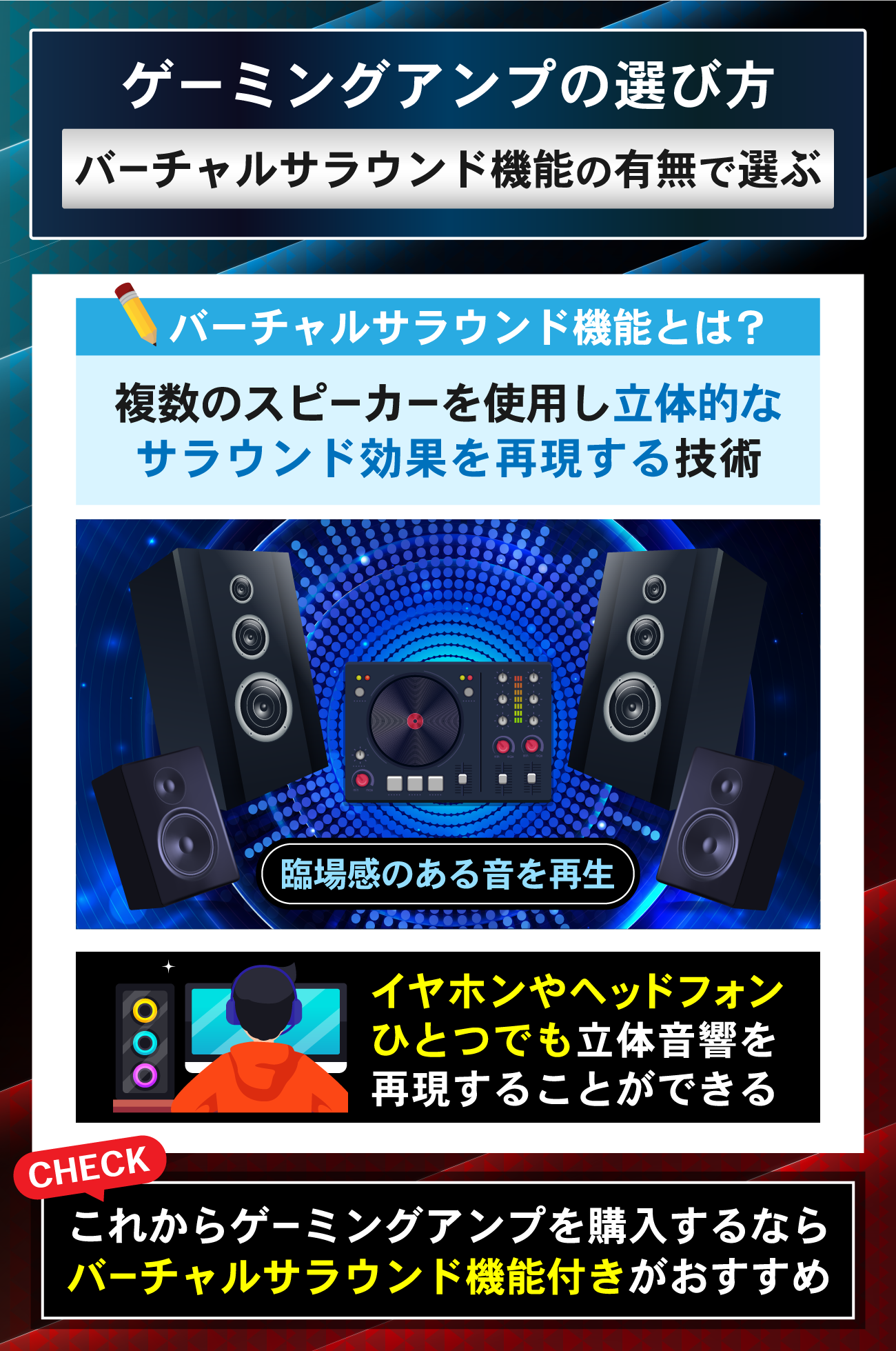 ゲーミングアンプおすすめ8選【プロゲーマー使用や安い商品も】